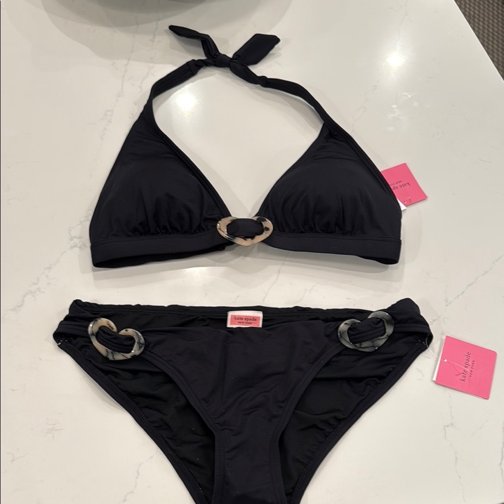 Kate Spade Black Bikini Set